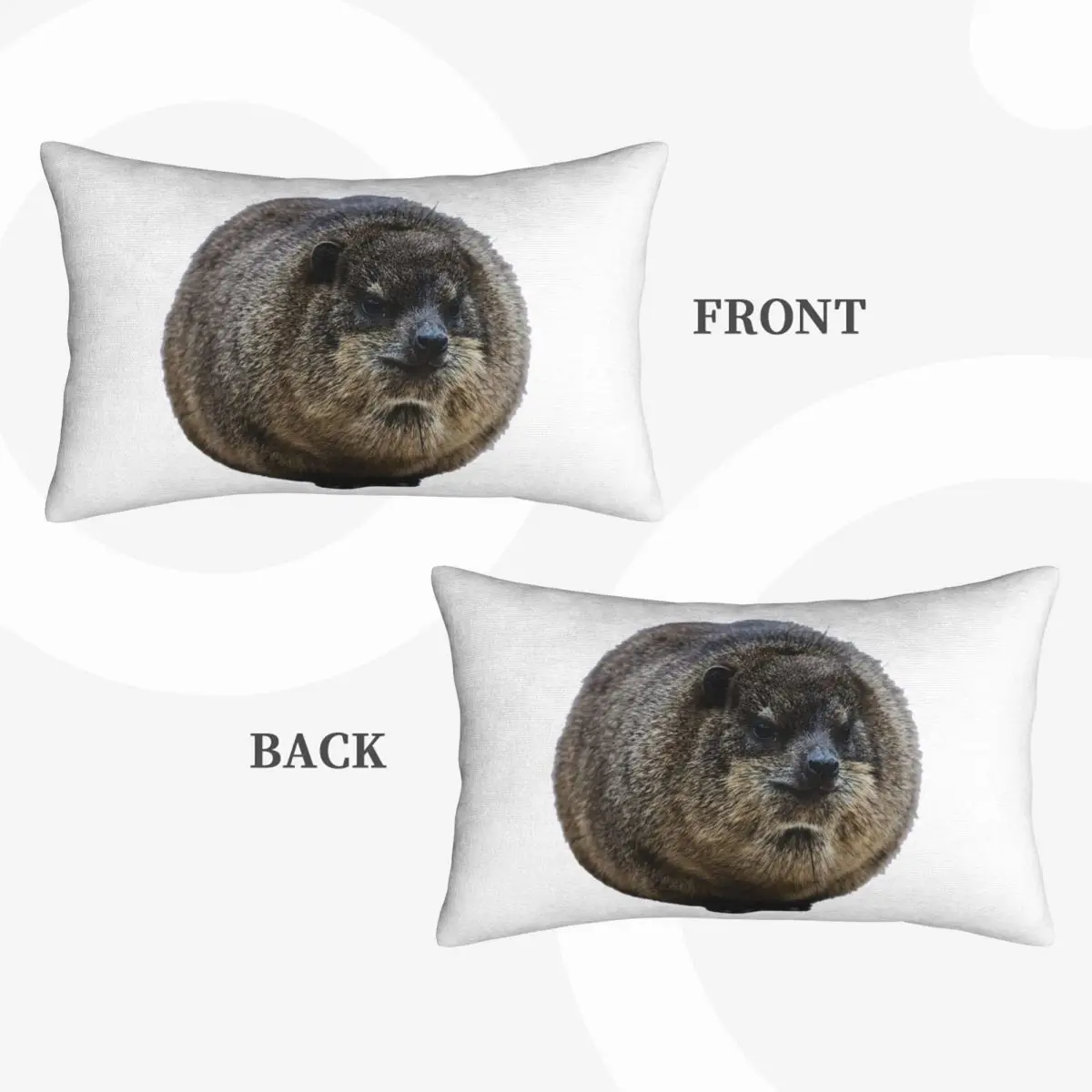 Hyrax Coquette Or Croquette Rectangle Pillowcase Cushion Cover Decor Bedroom Bed Home Comfort Throw Pillow