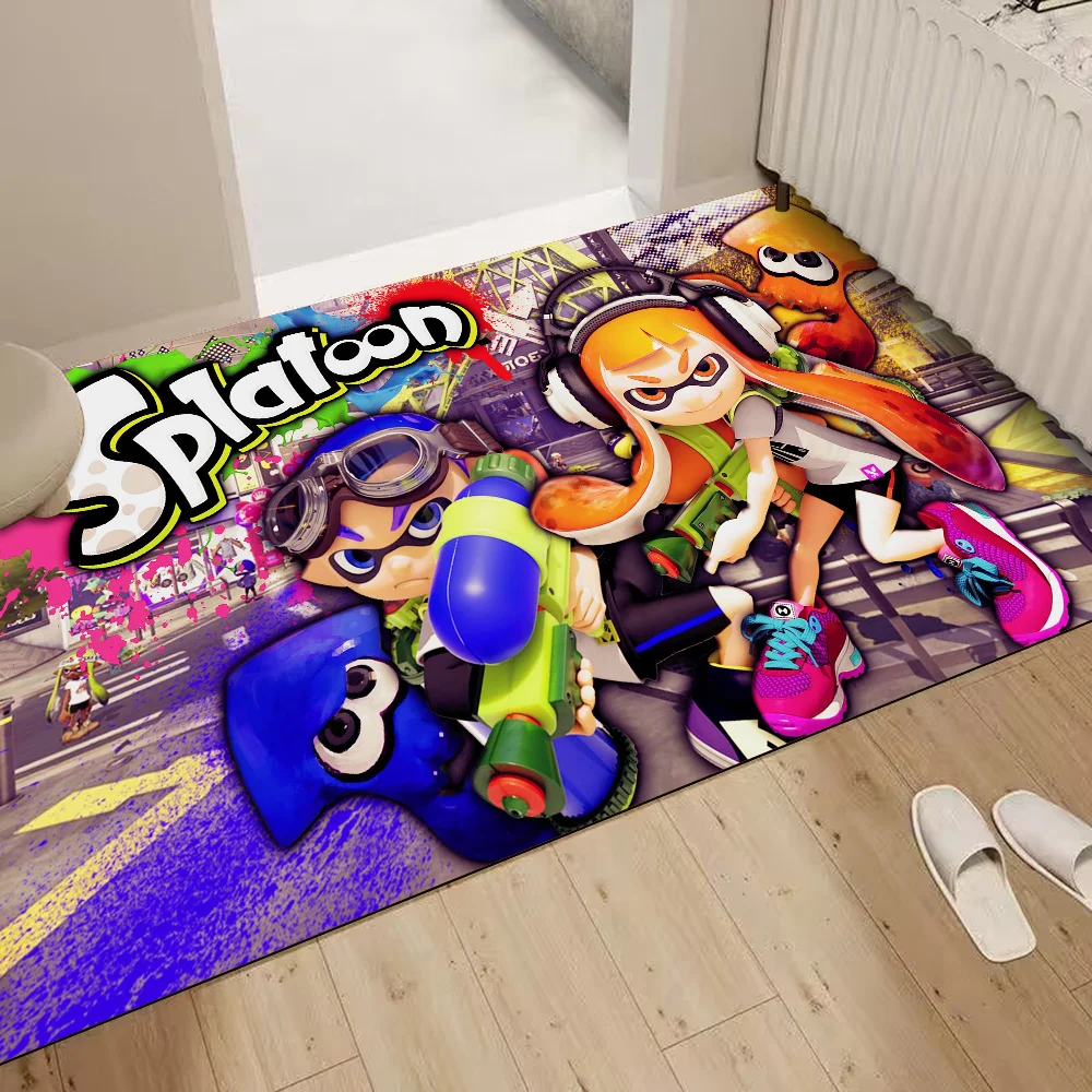 Gra Splatoon Mata łazienkowa Retro Wielokrotny wybór Dywanik kuchenny do salonu Antypoślizgowe maty nocne