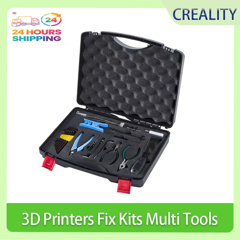 

Creality 3D Printer Tool Box 3d Printers Fix Kits Multi Tools With Tool Boxes Printer Installation Maintenance Tools Sets