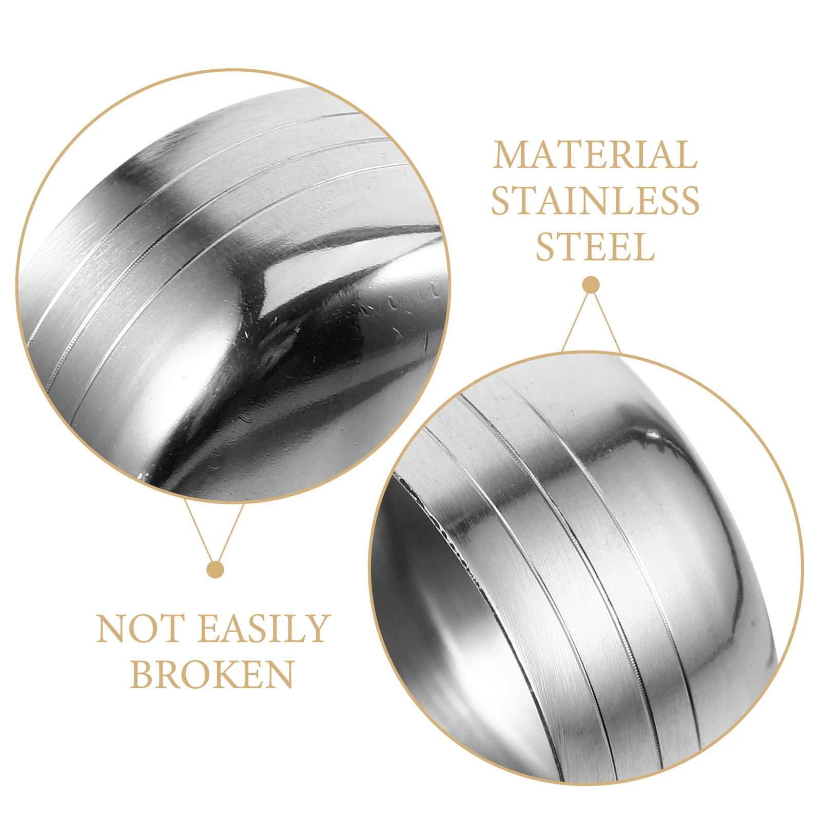 

Stainless Steel Shaker Lid Caps Replacement Bottle Tumbler Cover Reusable Leak Proof for Milk Tea Bartender