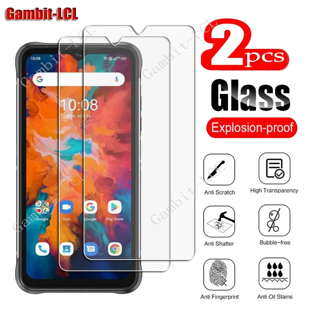 2PCS HD Original Protection Tempered Glass For UMIDIGI Bison X10 Pro X10G NFC X10S Screen Protective Protector Cover Film