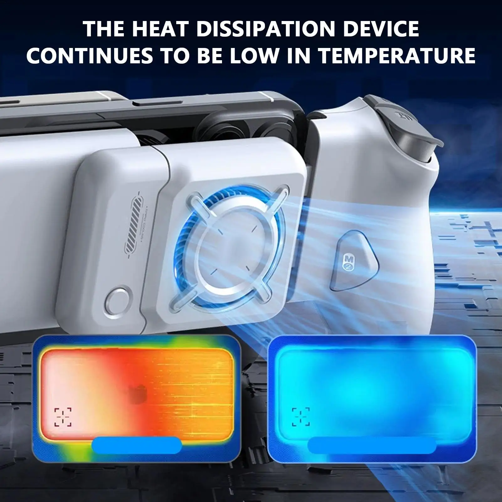 Stretching Gamepad Radiator Gamepad Cooler Three-Gear Adjustable Low Noise Radiator For MEMO S 2/S3 Extendable Handle Radiator