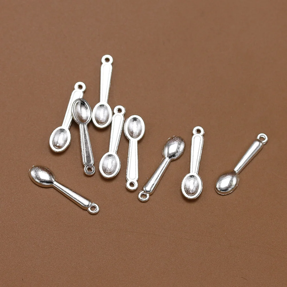 

20Pcs Alloy Pendant Charms Spoon Design DIY Jewelry Components for Bracelet Anklet Earrings Crafting Accessories Set