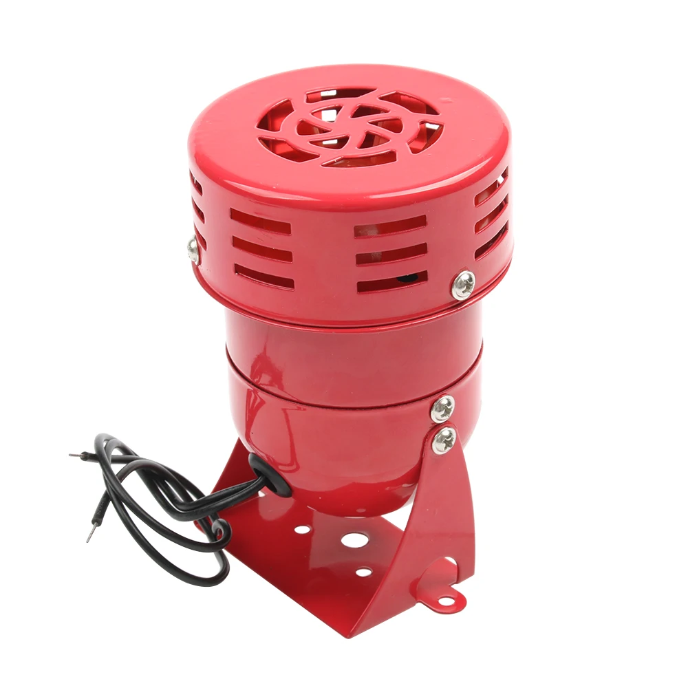 12V DC 24V DC 220V AC 110V AC Red Mini Metal Motor Siren Industrial Alarm Sound electrical guard against theft MS-190