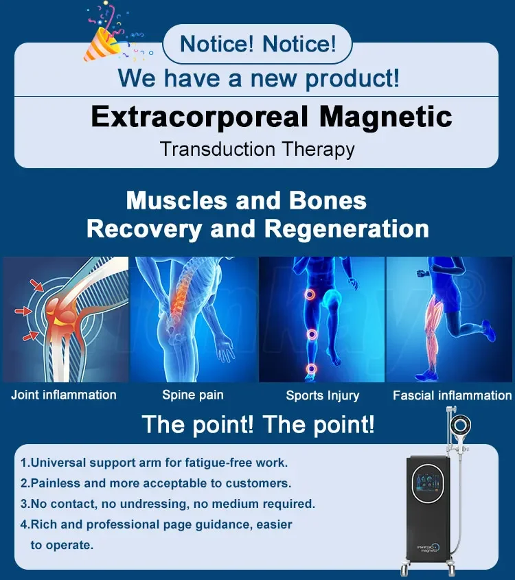 Physio Magneto Physical Therapy Exercise Rehabilitation Equipments Back Pain Relief Physiotherapy Equipment Machine