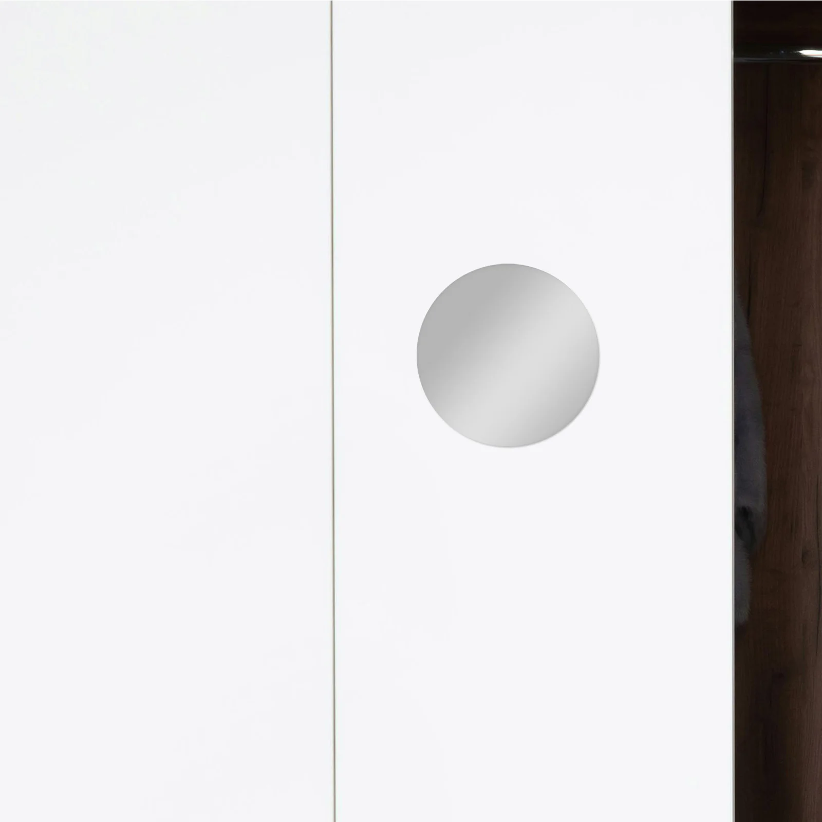 Małe magnetyczne lusterko do szafki, akrylowe, ścienne, do szkoły, na siłownię, dekoracyjne, do makijażu, lekkie, do łazienki, sypialni, na drzwi.