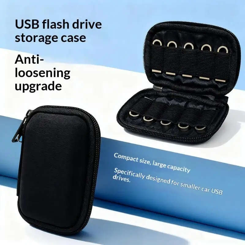 

C USB Flash Drive Case Storage Case Holder Storage Bag USB Flash Drive Electronic Accessories Organizer For USB Flash Drive Pen