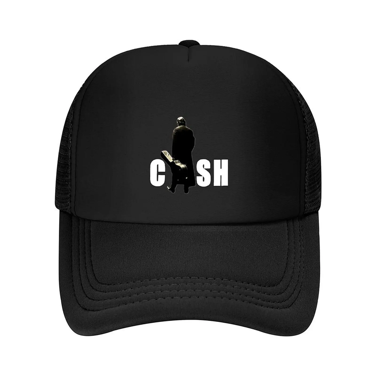 

Johnny Cash Walking with Guitar Case Design Baseball Cap sailor cap for men Funny hats Custom Cap Streetwear Men's Caps Women's