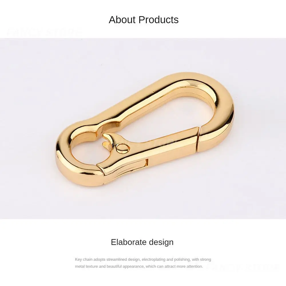 Titanium Buckle Durable Edc Compact Edc Tool Portable Survival Must-have Key Ring Versatile Keychain Versatile Keychain Gadget