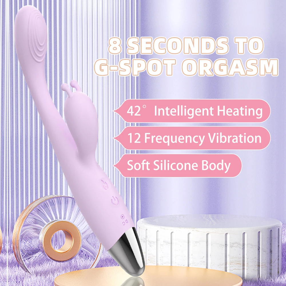 G Spot Vibrator For Women Sex Toy Female Masturbation Dildo For Clitoris Nipple Vaginal Clitoral Stimulator Vibrating Massager