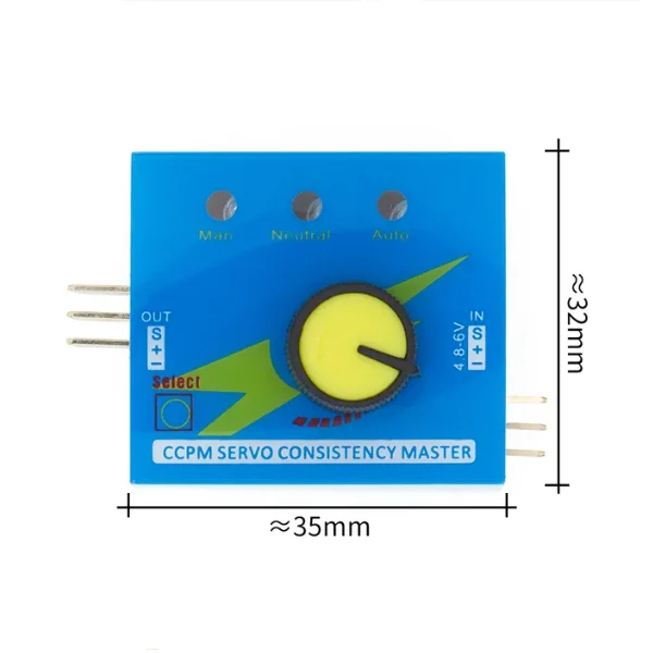 Simple Servo Tester Servo Tester Airplane Motor Tester ESC Tester Three Indicator Lights