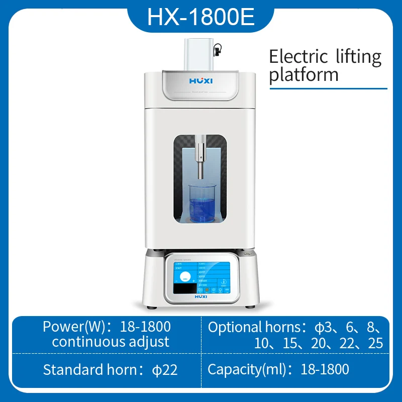 Laboratory ultrasonic homogenizer machine sonicator 20khz