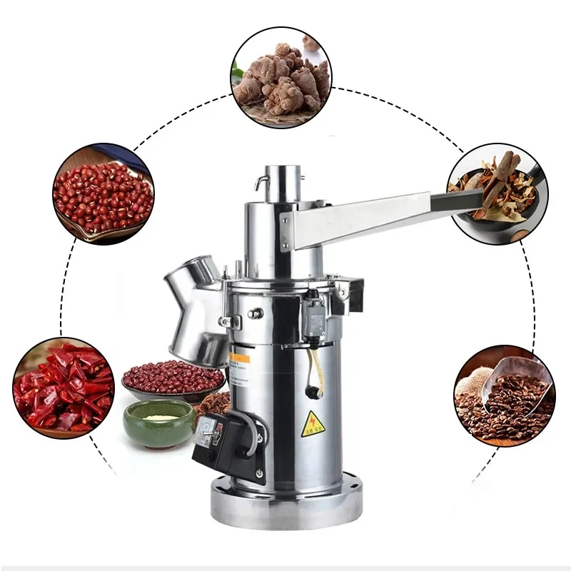 Mini Wheat Flour Mill Plant Maker Machine Chili Pepper Spice Powder Grinder Grain Soybean Wet Dry Rice Mill Machinery