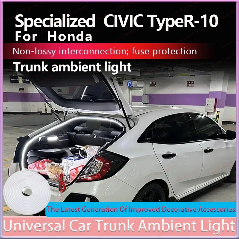 Для Honda CIVIC TypeR светильник багажника, детали для преобразования окружающего освещения, специальные детали для интерьера, автомобильный светильник