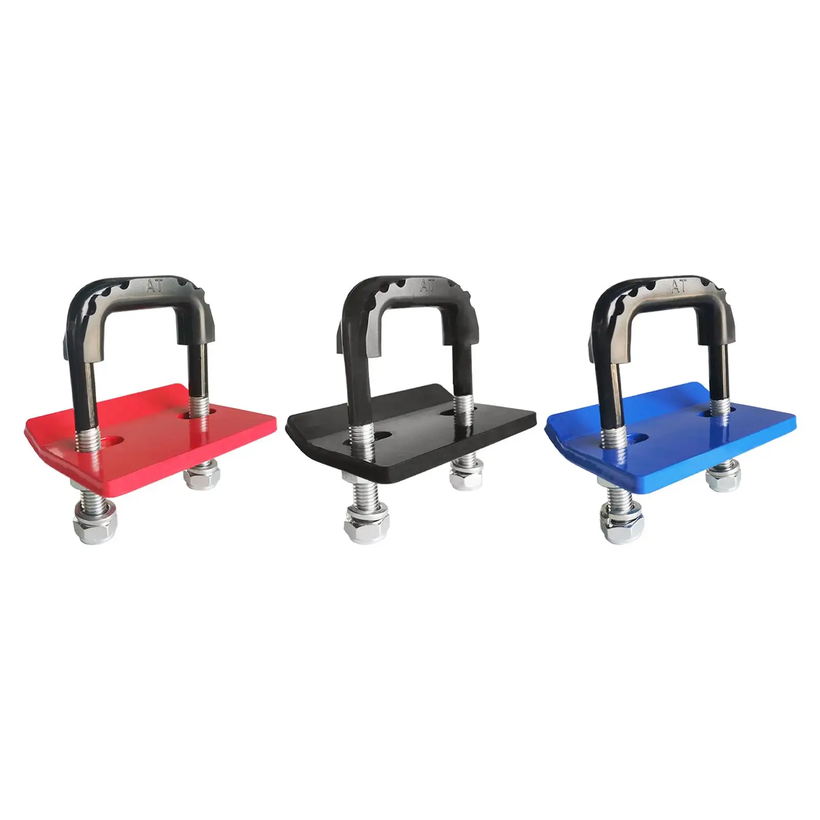 Anti-rattle clamp for trailer hitch tensioner for trailer hitch shell
