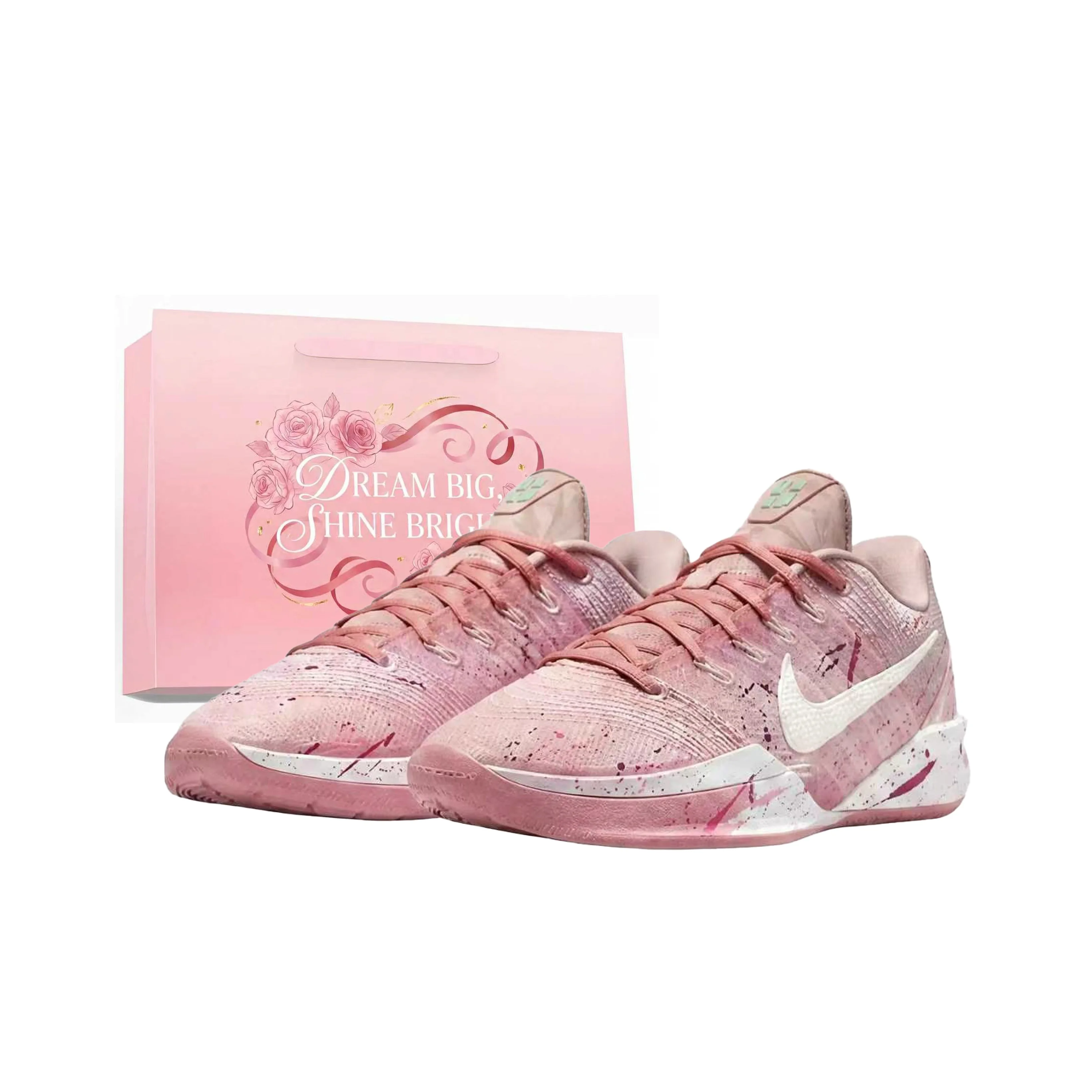 Nike Sabrina 3 Basketball Shoes Unisex Low Top Pink/White HF2882-600（Team2409-SBOX)