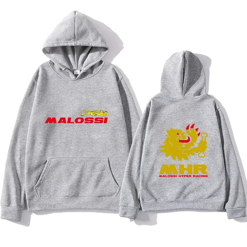 Malossi Theme Printed Hoodie Men\'s Sweatshirt Unisex Streetwear Hip Hop Style Autumn Winter Fashion Hip Hop Male Tops Clothes