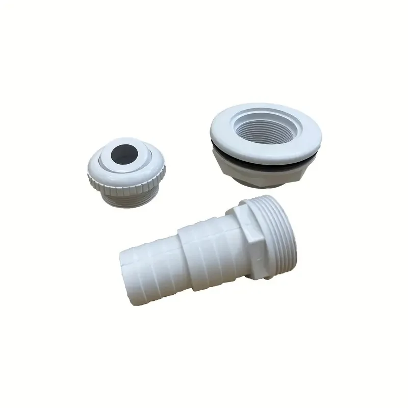 Backflow Nozzle Connector Designed for Swimming Pool Filters with Rubber Membrane Seal Film Tank Compatible ABS PVC Construction