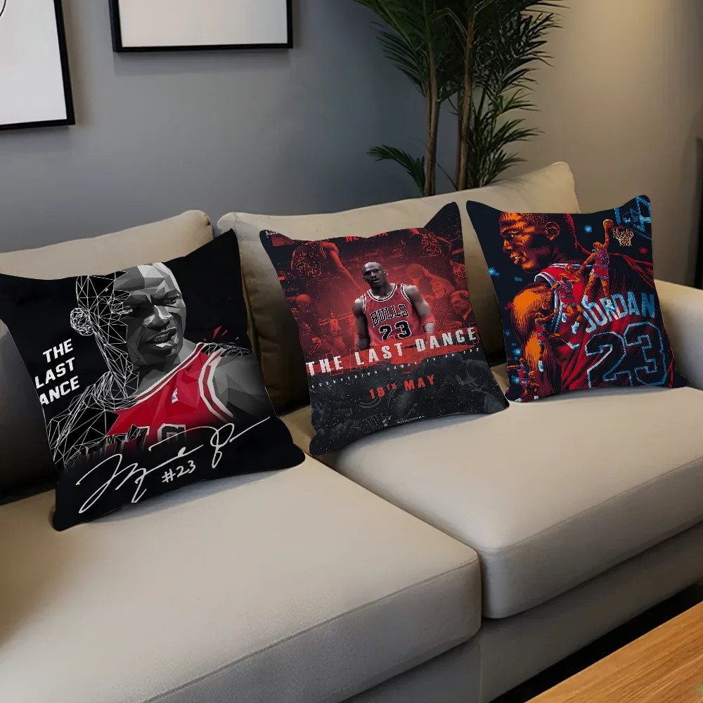 وسادة مايكل جوردان هدية لتزيين المكتب المنزلي وسادة غرفة النوم والأريكة وغطاء وسادة السيارة