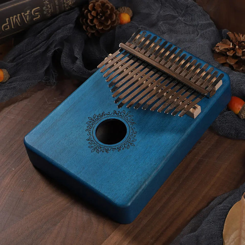 

1pc Thumb 17 Keys Kalimba Finger Piano For Beginner Pig Shape Wooden Metal Practical Musical Instrument Portable 17-Tone Finger