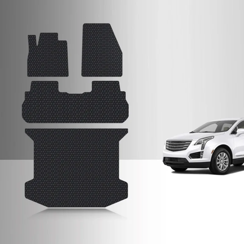 Full Set Floor Mats Black For Cadillac XT5 All Weather 2017 2018 2019 2020 2021 2022 2023 2024 2025  United States