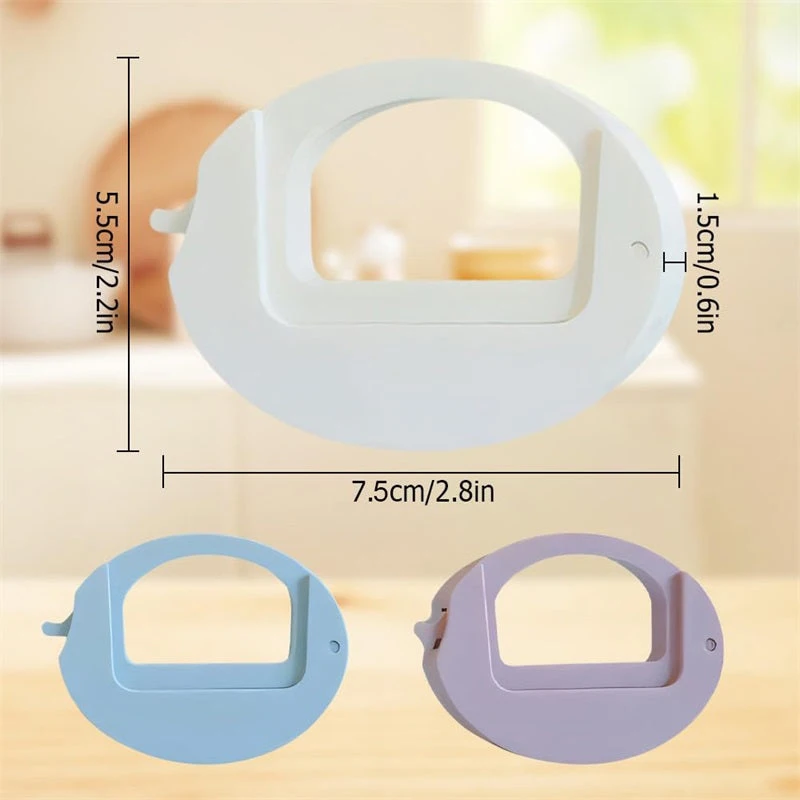 Portable Kitchen Storage Food Snack Sealing Bag Clips,Refrigerator Magnet Sealer Clamp Plastic Tool Kitchen Accessories 1pc