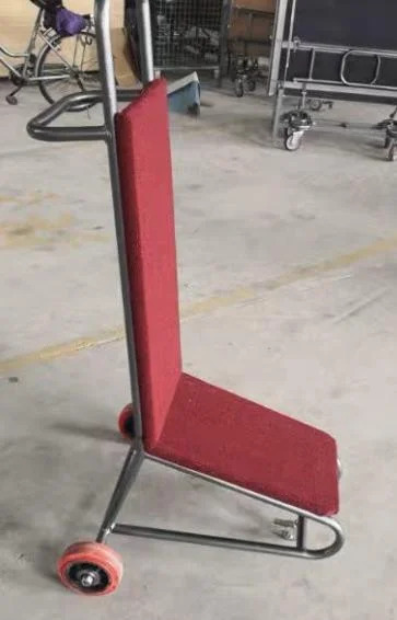 Heavy duty hotel banquet chair trolley chair transport rack for moving and stacking event banquet furniture