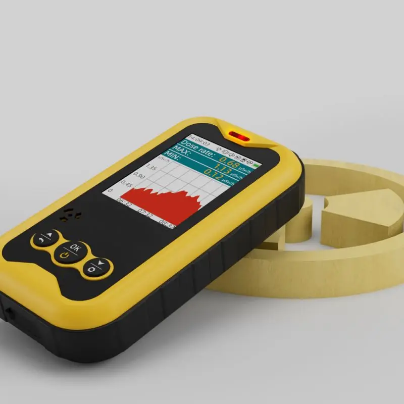 Digital Handheld Geiger Radiation Detector With Battery Gamma Ray Detector For Indoor And Outdooroor