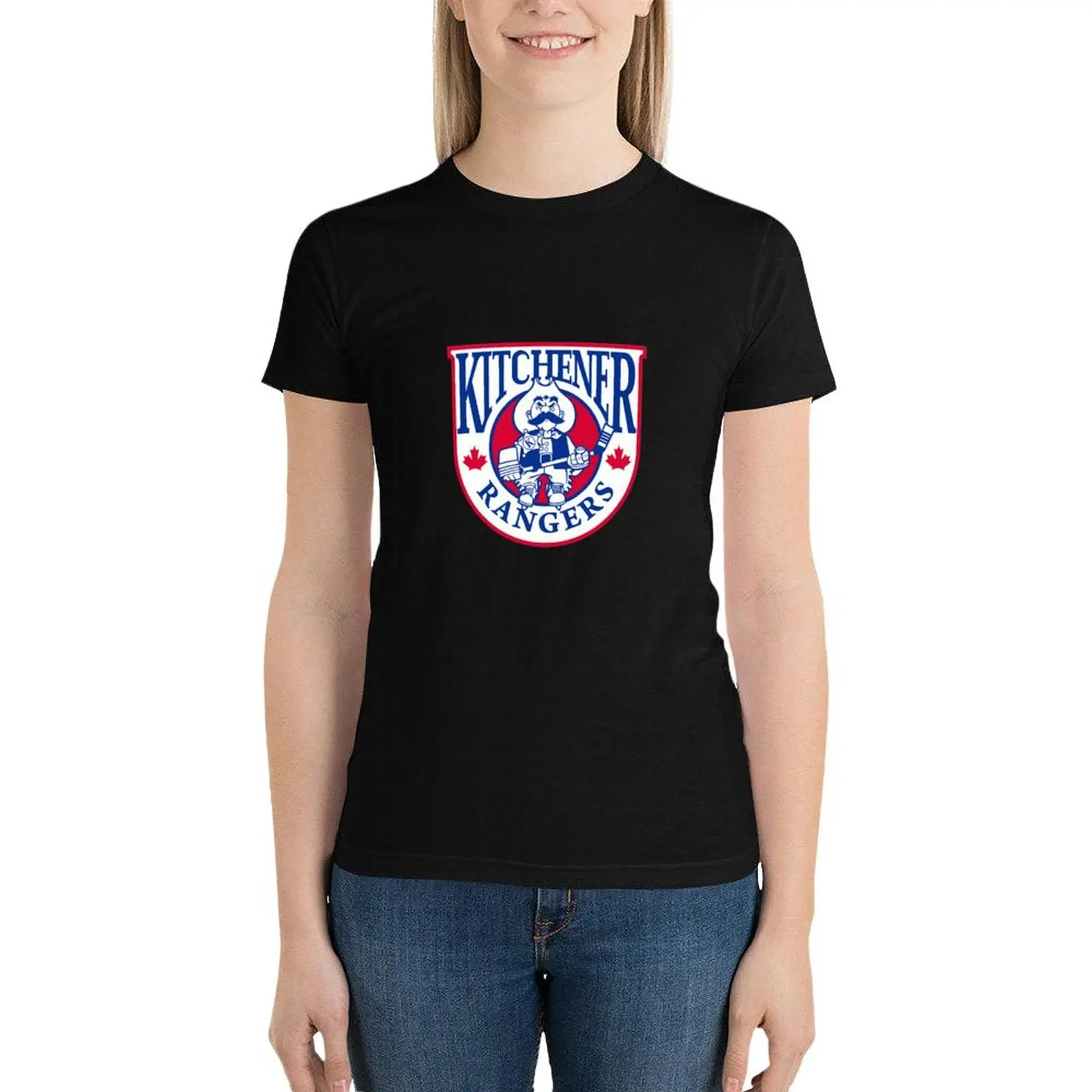 OHL Retro Kitchener Rangers T-Shirt Aesthetic clothing Short sleeve tee Women's clothing