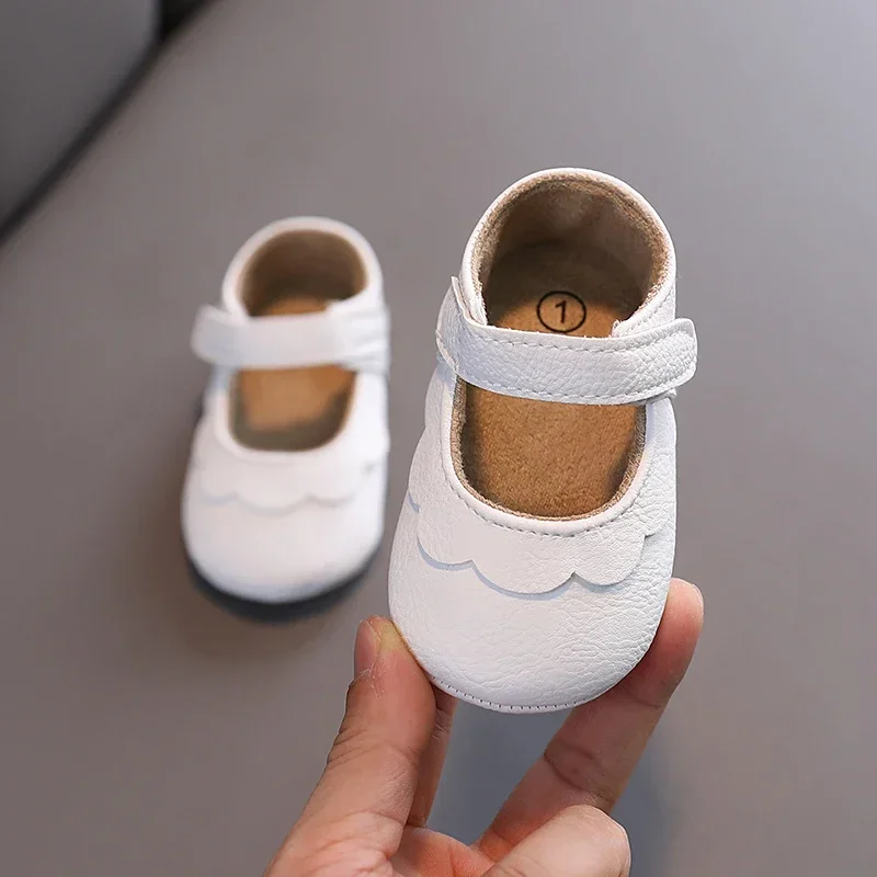 Süße weiße Spitze Baby Mädchen Prinzessin Schuhe Baby Mokassins Moccs Schuhe Schleife Fransen Gummisohlen rutschfeste Schuhe Krippenschuhe – Detail 30