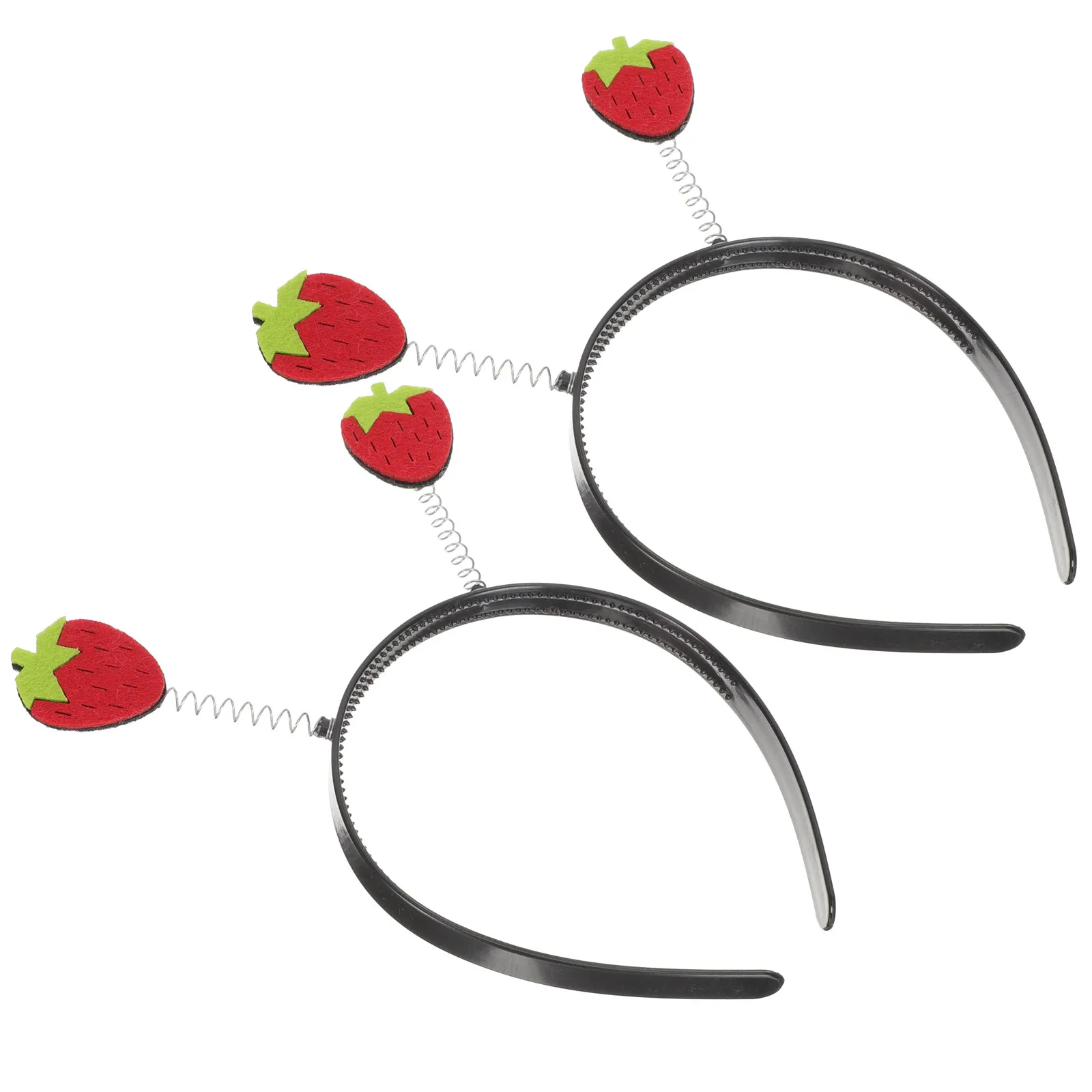 

2Pcs Strawberry Headband Fruits Hairband Cute Kids Hair Accessories for Party Cosplay Christmas Carnival Events