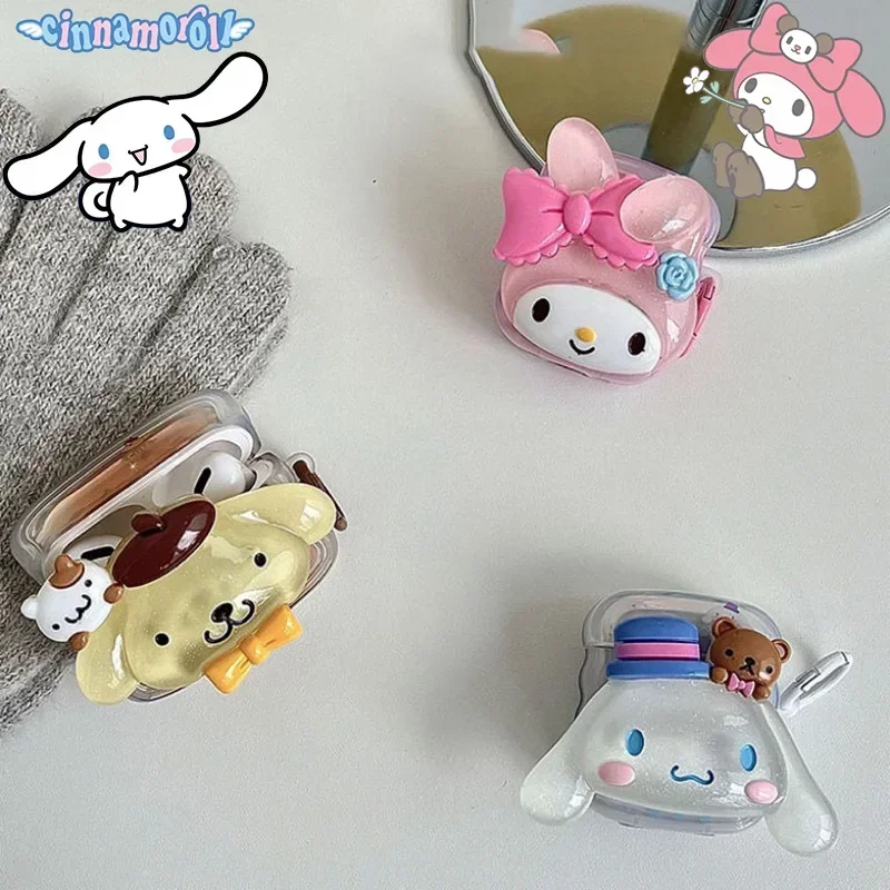 

3D Cinnamoroll My Melody Sanrio Cute Cartoon Airpods Case Kawaii Accessories Airpod Pro 1 2 3 Anti Drop Cases Toy Christmas Gift