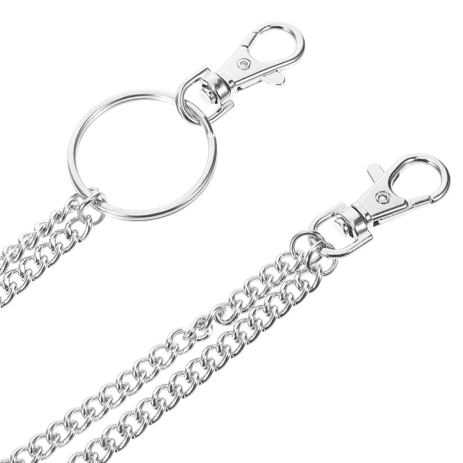 Chaîne de pantalon multicouche élégante pour chaîne de portefeuille en métal chaînes de Jean décoratives accessoires Punk pour tenue