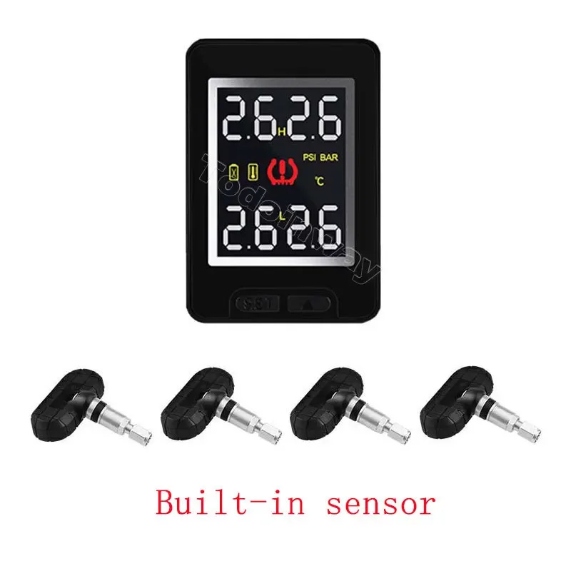 Car TPMS Tire Pressure Monitor System Wireless Warning Alarm External Internal Sensor For Mazda 2 3 5 6 8 cx7 cs9 accessories