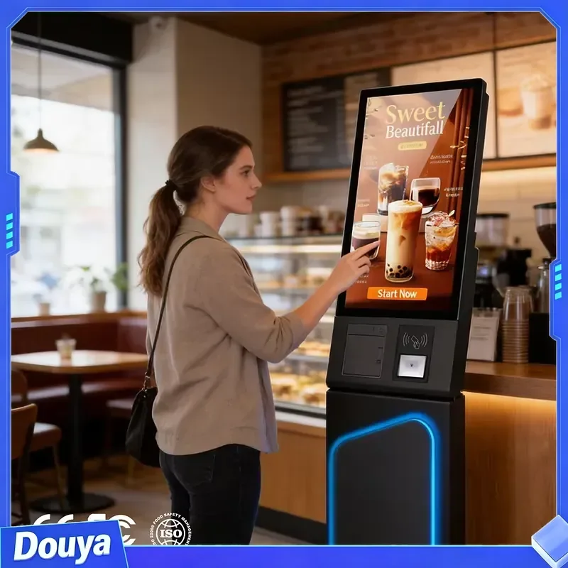 Wholesale Self-Service Ordering Kiosk 32 Inch Floor Standing - Restaurant Fast Food Touch Screen with E-payment POS System