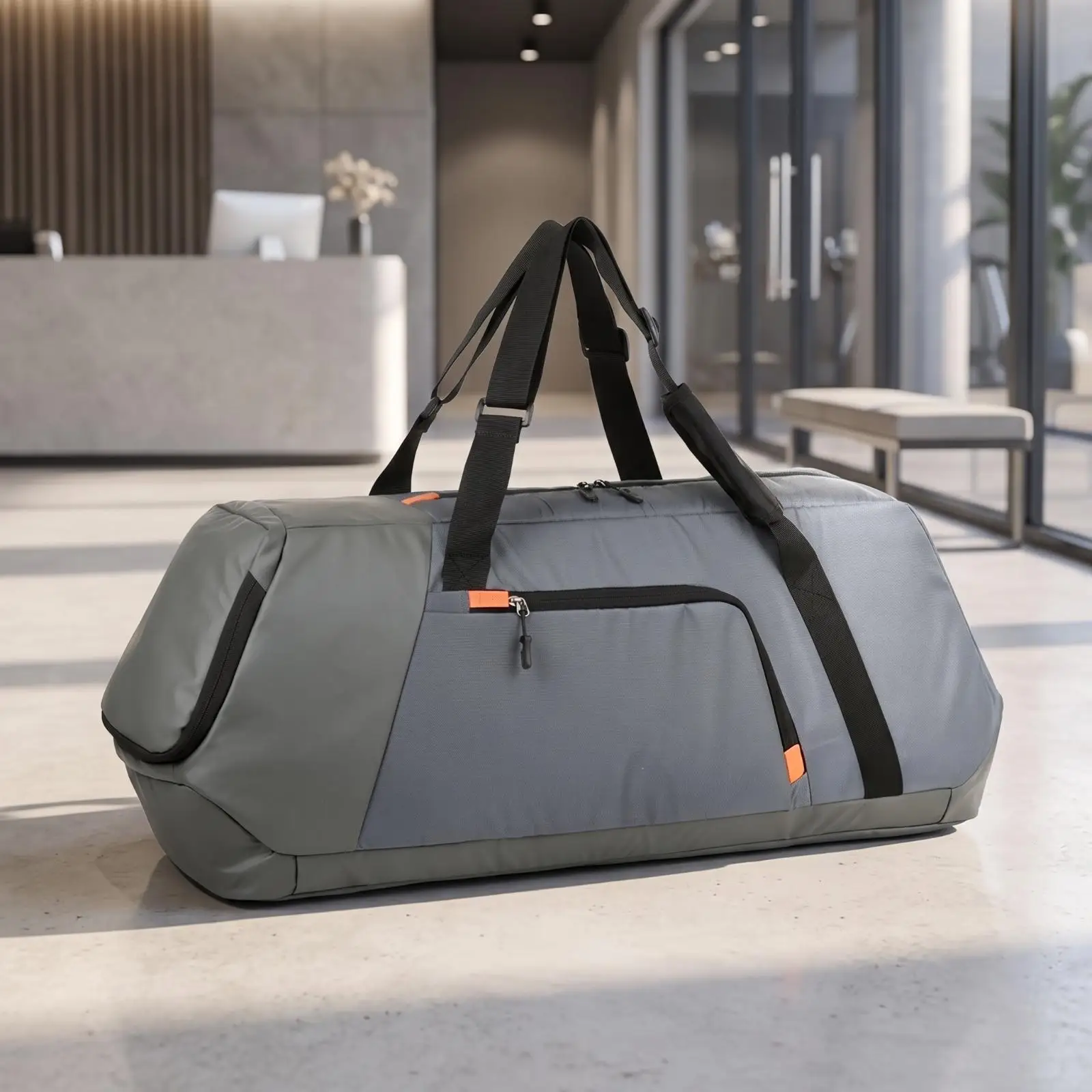 Racket Bag with Shoulder Straps | doubleCarry, Spacious, Sports Duffel Bag, for Travel