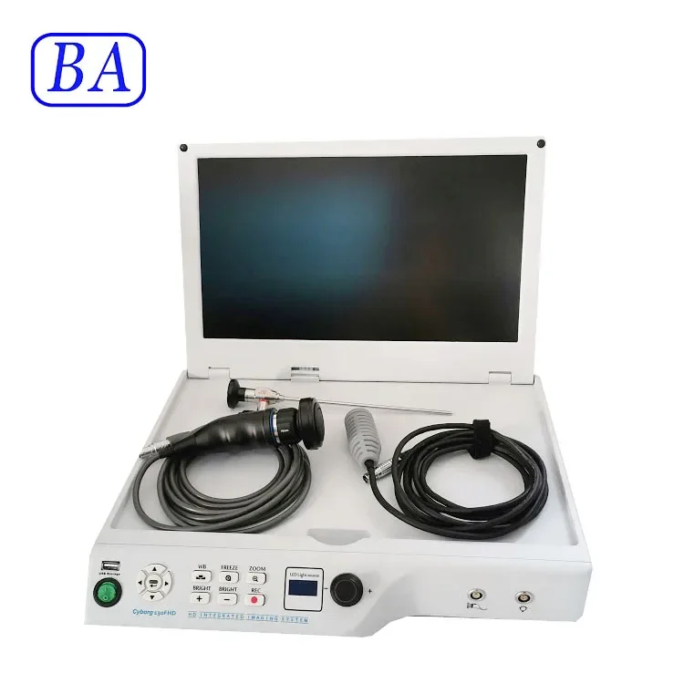 Professinal Portable Veterinary endoscope with cam era