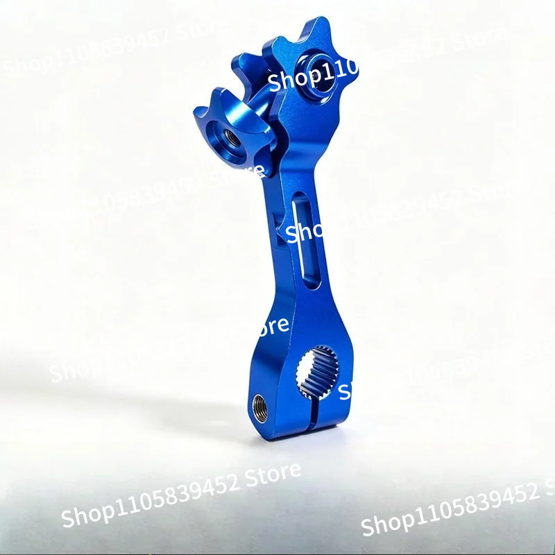 For motorcycle electric vehicle modification off-road aluminum alloy brake lever pentagram rocker arm accessories
