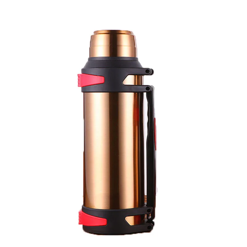 1200-4000ml Large Thermos Bottle Vacuum Flasks Stainless Steel Insulated Water Thermal Cup With Strap 48 Hours Insalation