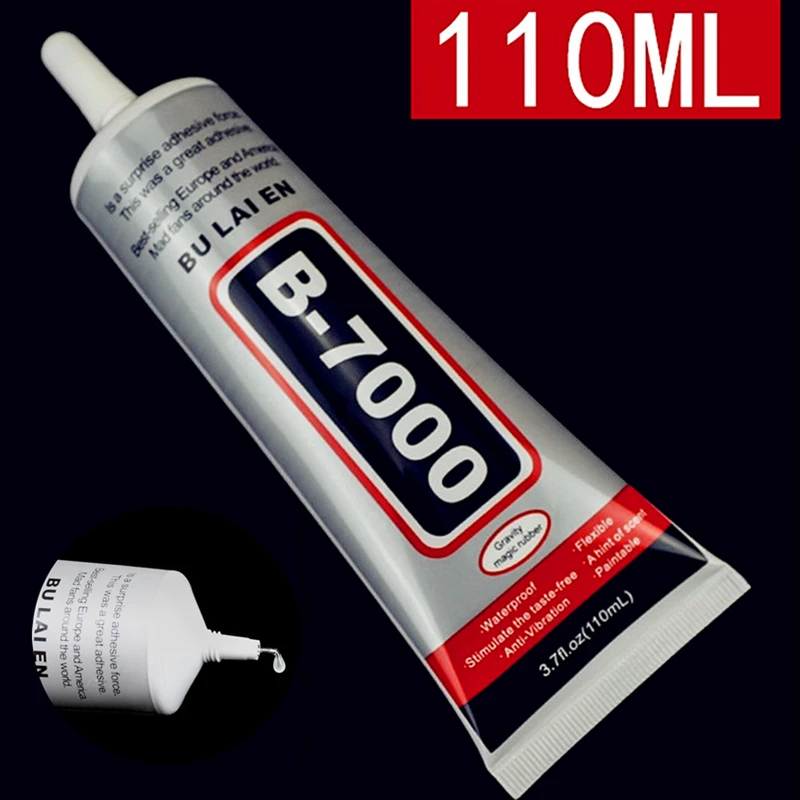 B7000 110ml Multipurpose Adhesive Jewelry Crafts Making Phone Screen Glass Repair Epoxy Resin Super Liquid Glue Nail Gel Tool