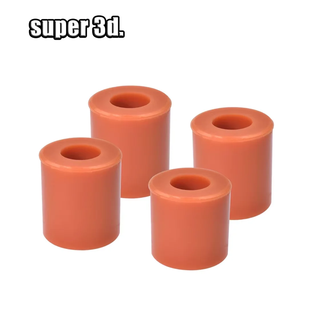 

4pcs /set 3D Printer Silicone Solid Spacer High Temperature Hot Bed Leveling Column for CR10 / CR10S Ender3 3d Priter Parts