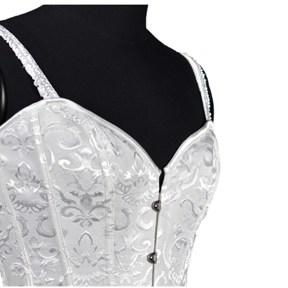 

Vintage Jacquard Tanks Corset Women Party Slimming Lingerie Bustier Elegant Body Shapers Sexy Corsets Fajas Clothes Streetwear