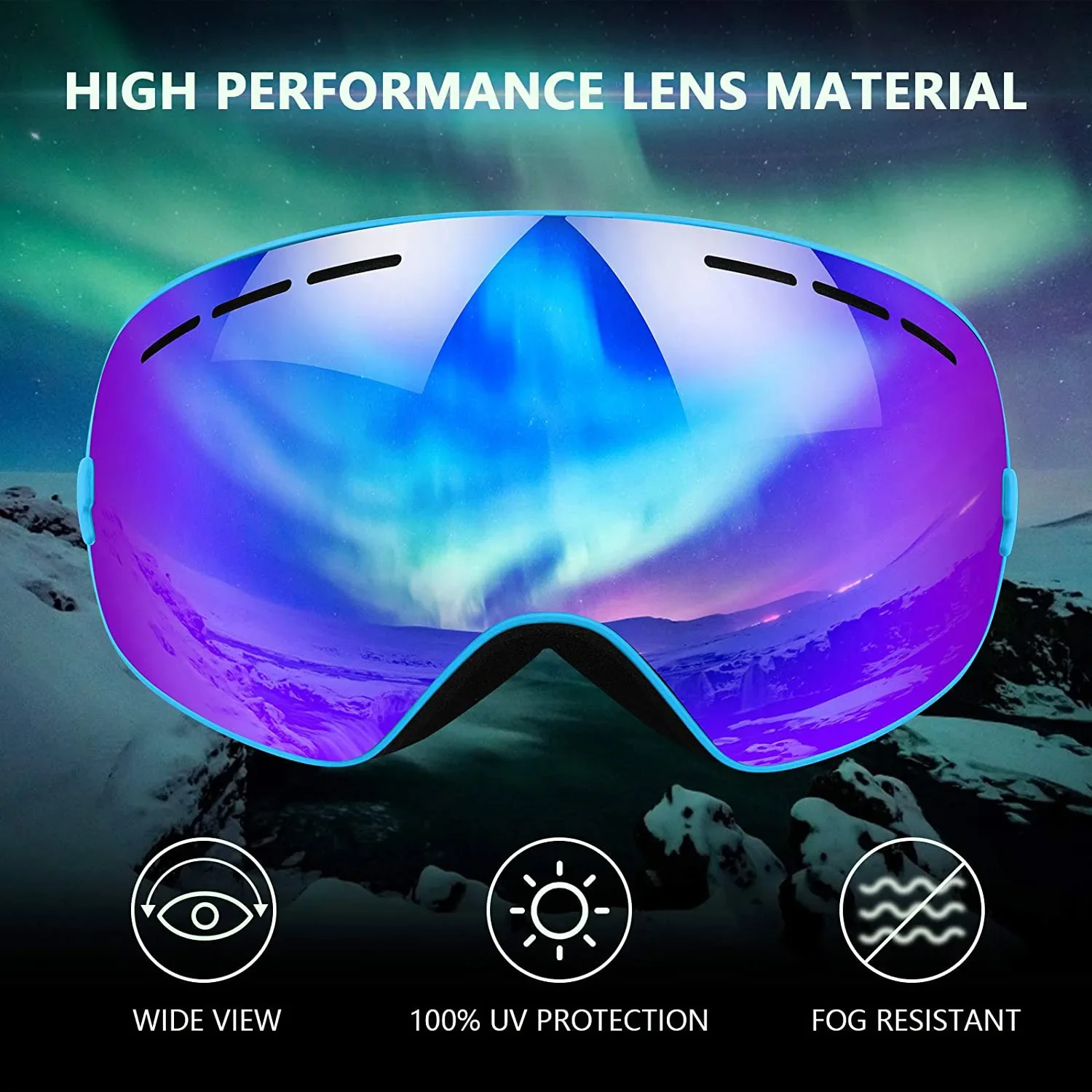 X-TIGER Ski Goggles Double Layers Anti-fog Set Snowboard Snow Goggles Snowmobile Glasses Eyewear Night Vision Sport Ski Goggles