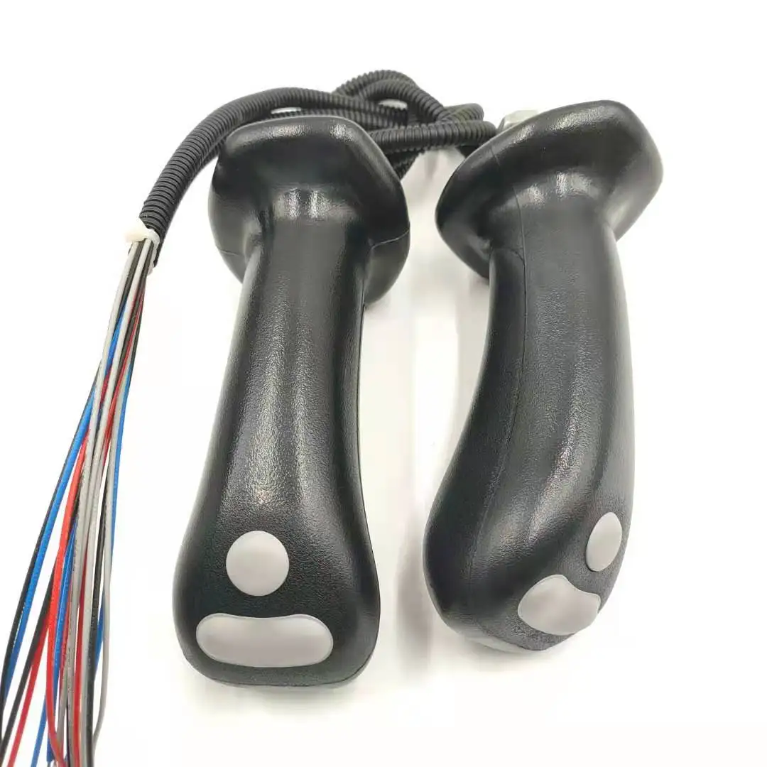 for excavator accessories for Yuchai for Longgong for Xugong for Revo 65/75-8/80 Rexroth joystick handle glue 4 button keys 14mm