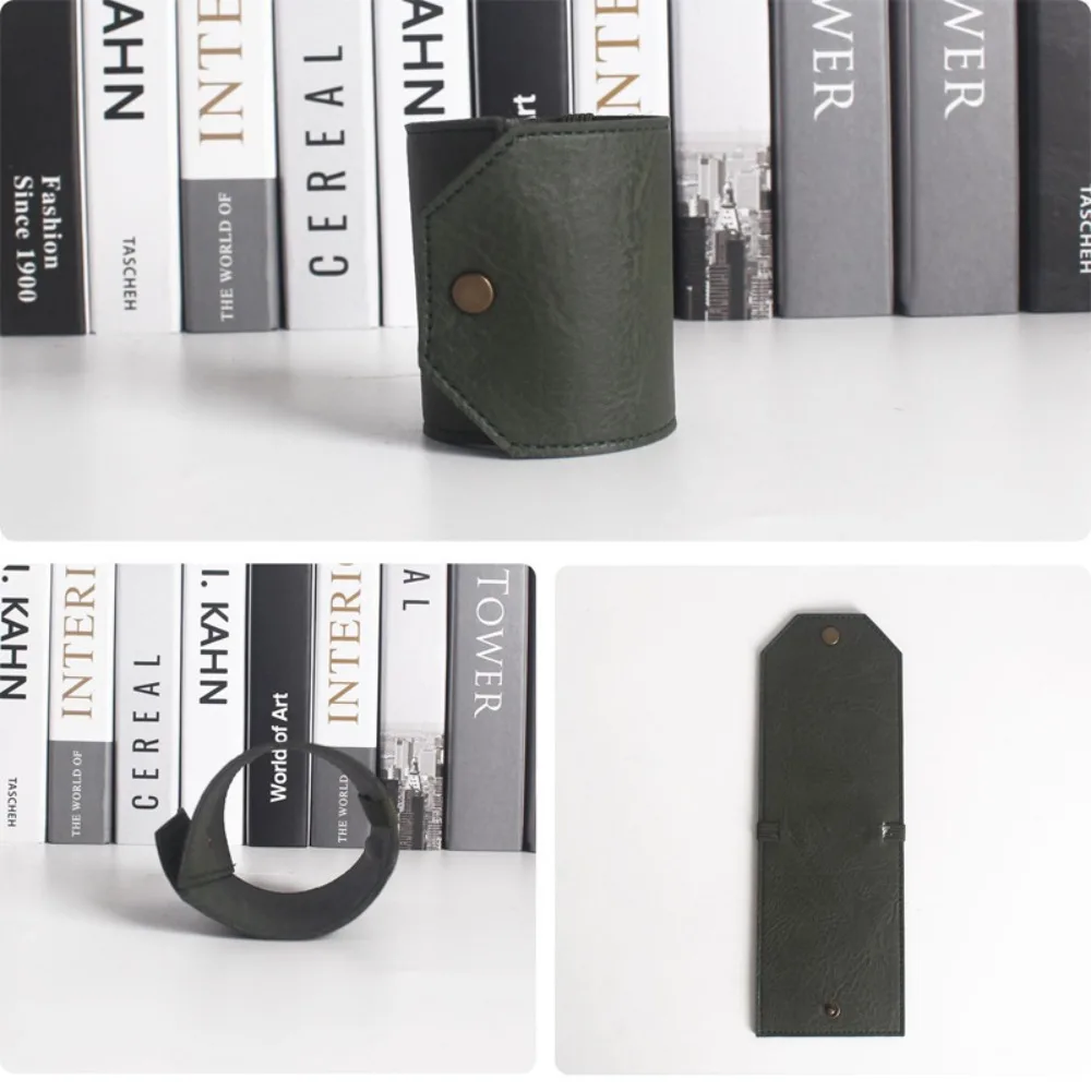 

Compact Leather Wrap Wallet Fast Cash Access Money Holder Pocket Wallet Money Wallet Organizer Cash Bag