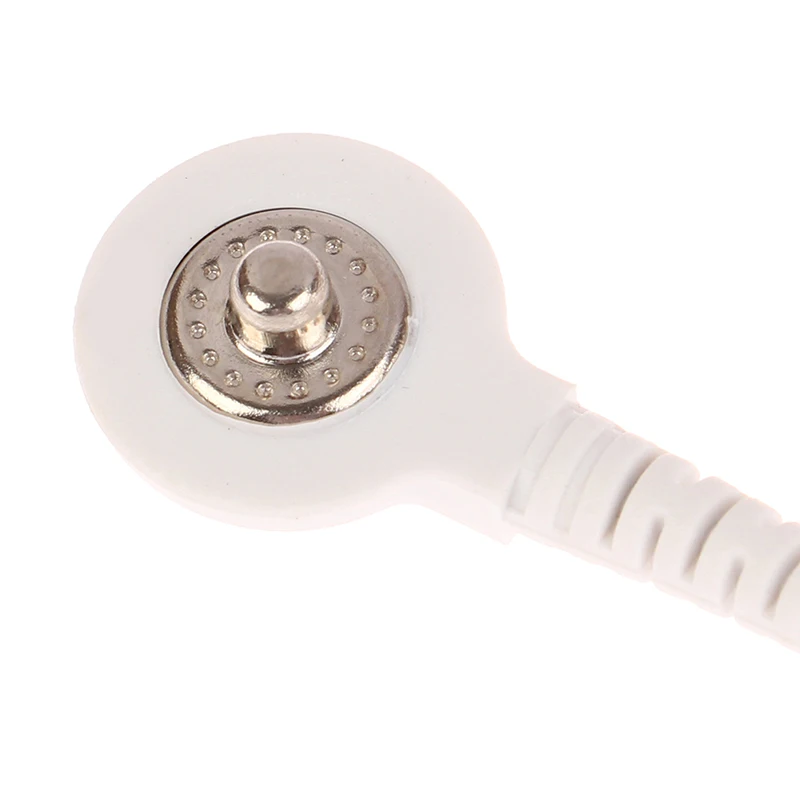 2PCS Electrode Lead Wire Connecting Cables Plug 2.0mm Snap 3.5mm Male connector cable Use For Tens/EMS Massage Machine Device