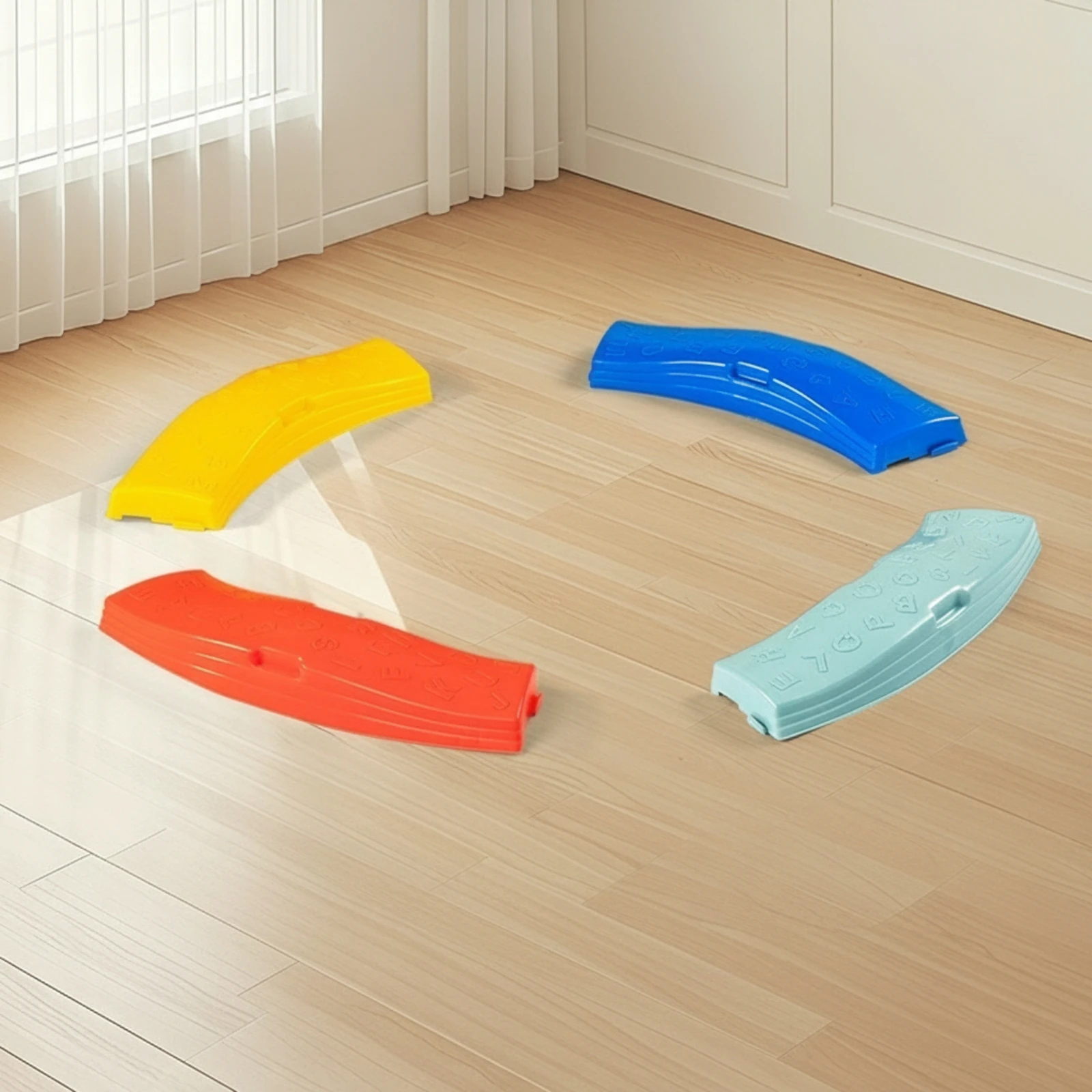 Sports Equipment For Home - 4개의 균형 밸런스 스테핑 스톤 실내