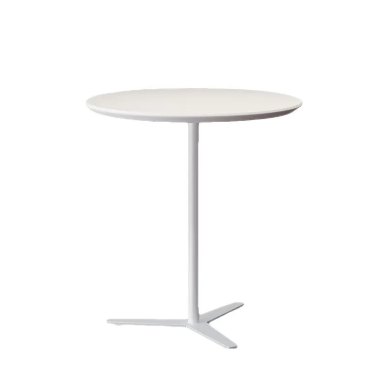 

Простой Мраморный боковой столик для гостиной, белый цвет, европейский угловой журнальный столик, чайный столик