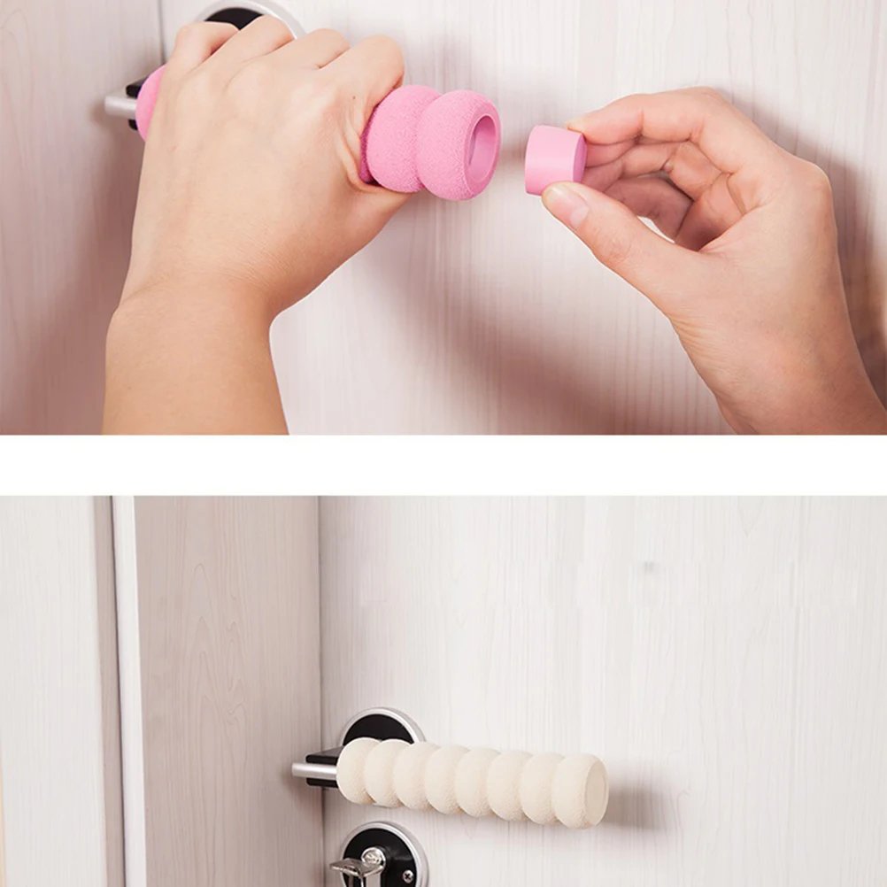

5pcs Safety Door Handle Cover Eva Non-Slip Child-Proof Grip Protector For School Hospital Office Use Door Knob Cover