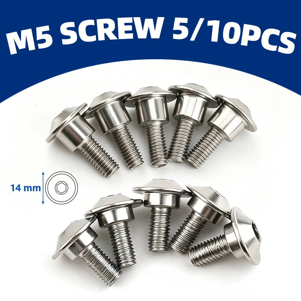 Image of M5 Edelstahl-Schraubensatz Verkleidungsschrauben für Suzuki GSX-S750 GSX-S1000 GSR600 GSX1300R Vstrom 650 250 800 1050 DL650
